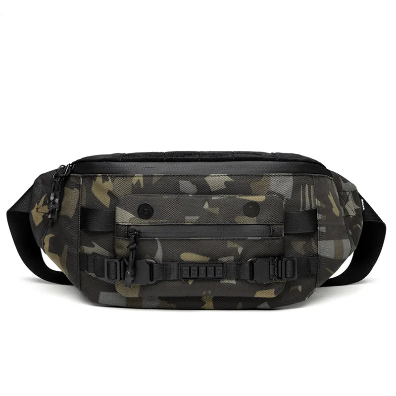 Tactical Waist Bag Function Breast Large Capacity Male Crossbody Outdoor Waterproof - Waterproof