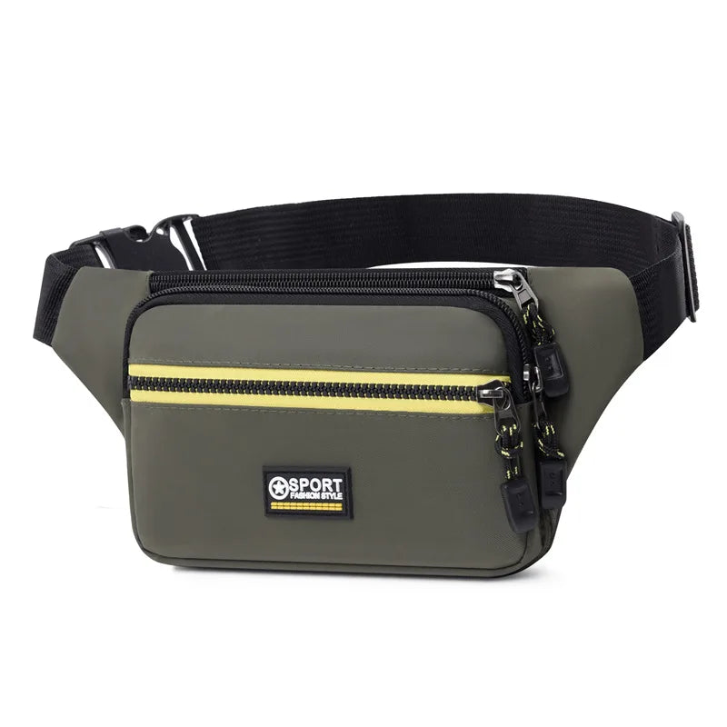 Waist Bag Men Women Work Site Mobile Phone Storage Durable Multi-Storey Stall Cashier Wallet