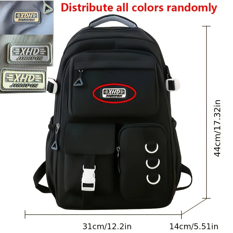 Large School Backpack for Teen Girls Multi-Pocket Bookbag