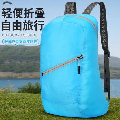 Outdoor Foldable Ultra-Light Portable Double-Shoulder Travel Backpack