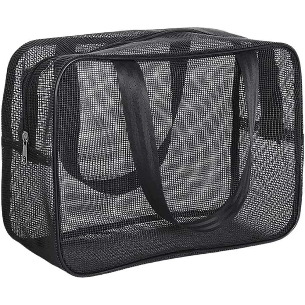 Homefish Portable Multifunctional Mesh Toiletry Organizer Bag