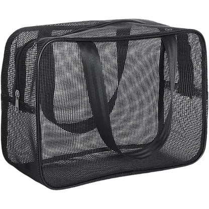 Homefish Portable Multifunctional Mesh Toiletry Organizer Bag