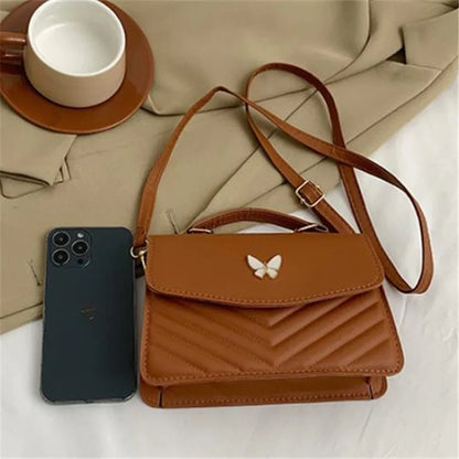 Crossbody Bag for Women – Embossed PU Leather Shoulder Purse