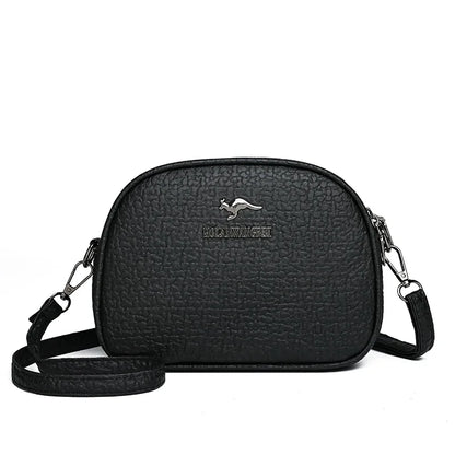 Women's Crossbody Bag – Multi-Pocket PU Leather Shoulder Handbag