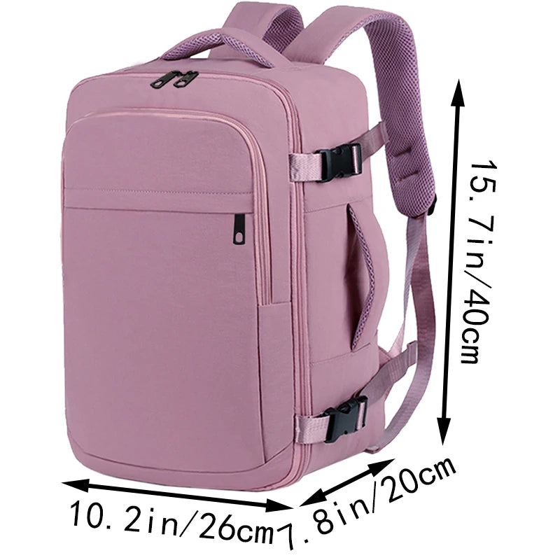 Ideal Practical Multi-Pocket Backpack Multi-Color Choice Adjustable-Strap Lightweight Daily Use