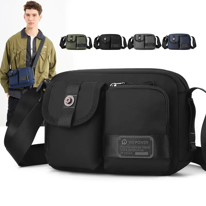 Men S Shoulder Crossbody Bag Light Leisure Carry Sports Waterproof Backpack - Waterproof