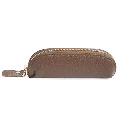 Leather Mini Coin Purse Long Cute Zipper Bag Ladies Cowhine Small