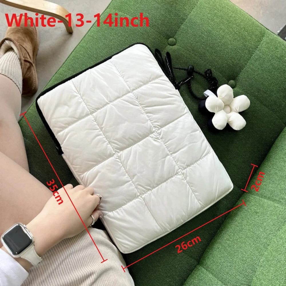 Laptop Cotton Bag 11-15 Inch Notebook Pouch Shockproof Computer Briefcase Travel Case Handbag