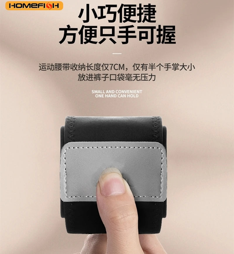 Homefish Outdoor Sports Waist Bag Fitness Running Waterproof Anti-Theft Mobile Phone Storage Close