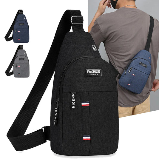 Men's Crossbody Sling Bag – Lightweight One-Shoulder Chest Pack