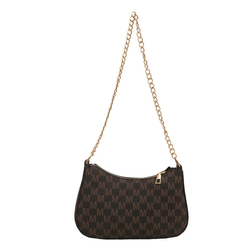 Vintage Square Handbag – Crossbody Messenger Bag with Adjustable Strap for Women