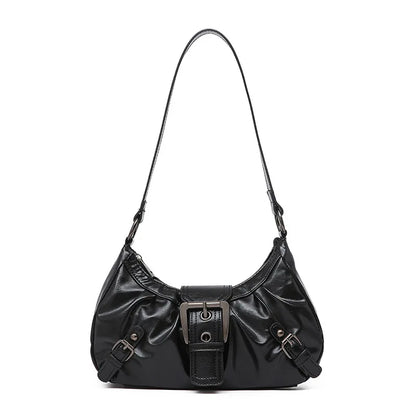 Y2k Retro Pleated Hobo Shoulder Bag Women Selling Maillard Style Underarm Clutch Handbags Travel