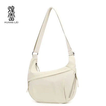 Fashionable Languid Lazy Wind Large Capacity Crossbody Bag Simple All Kinds Nylon Female Trend Light