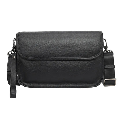 Men S Real Leather Shoulder Bag Hand Cross Body Large Capacity