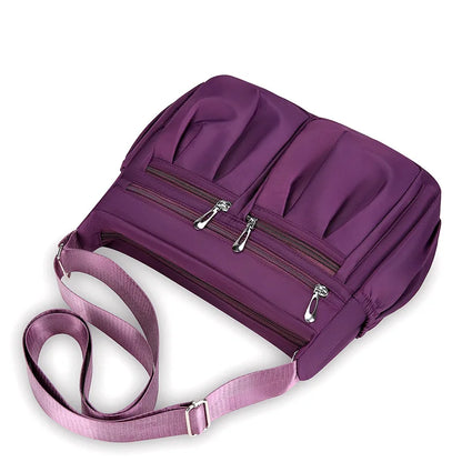Women S Oxford Fabric Large-Capacity Crossbody Korean-Style Casual Multi-Functional Single-Shoulder