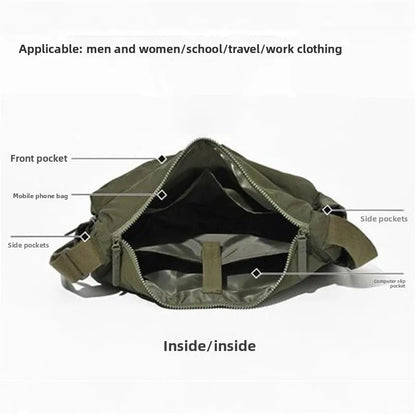Top Thickened Casual Messenger Bag Single Shoulder Bag Large Capacity Laptop - Thick