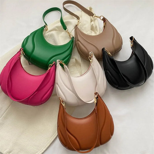 Armpit Shoulder Bag – PU Leather Hobo Crossbody Handbag
