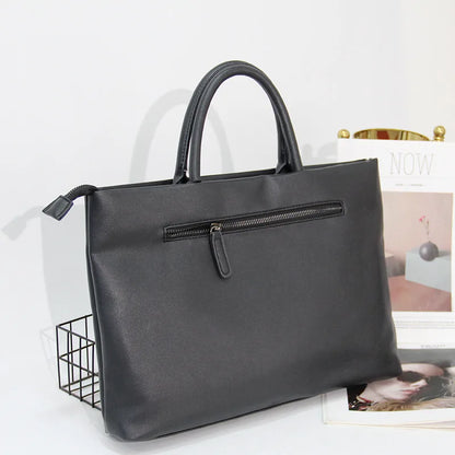14 4-Inch Computer Bag Pu Leather Simple Men S Casual Handbag - Waterproof