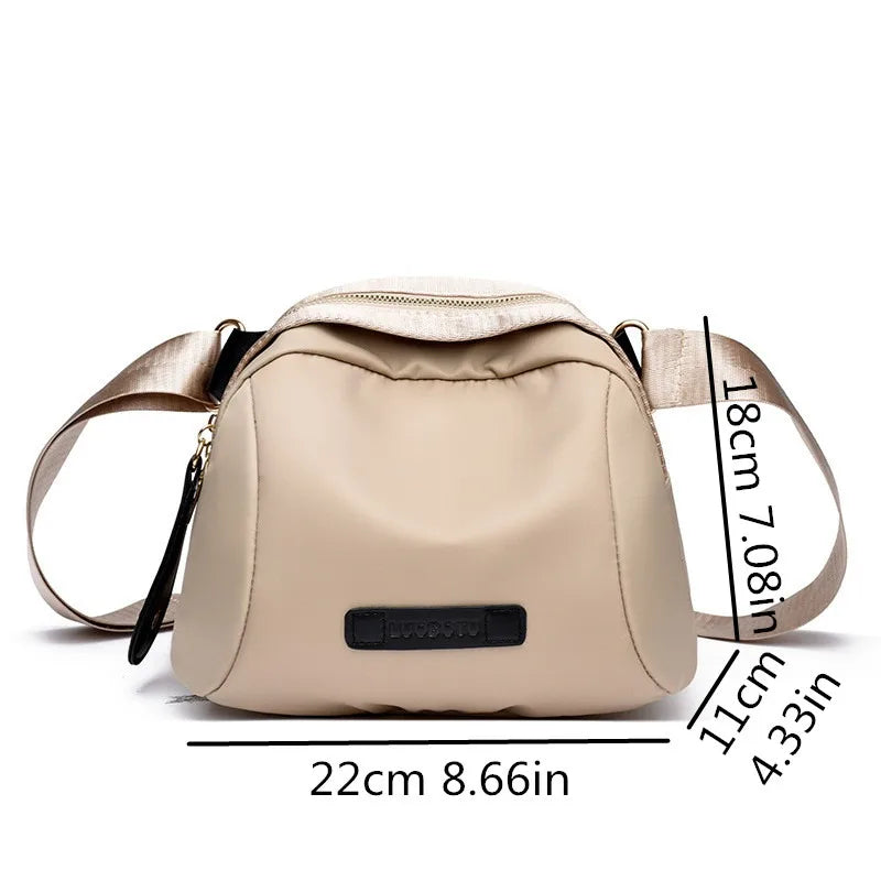 Waterproof Nylon Crossbody Bag for Women