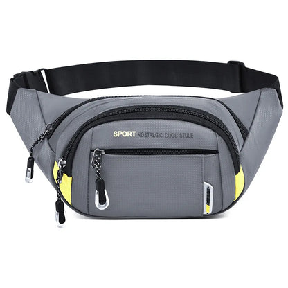 Oxford Fabric Men S Sports Durable Chest Bag Large-Capacity Multi-Pocket Cycling Crossbody Bag