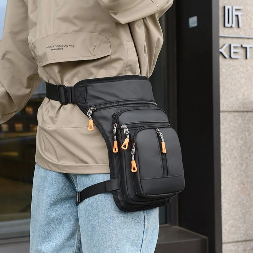 Motorcycle Leg Side Crossbody Bag Suitable Both Men Women Tactical Rider Riding Bag