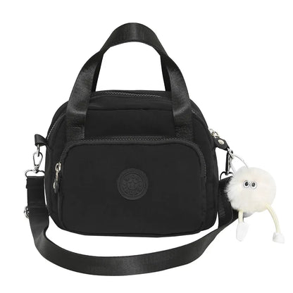 Everything Square Ladies Shopping Portable Light Anti Splashing Nylon Bag Casual Crossbody