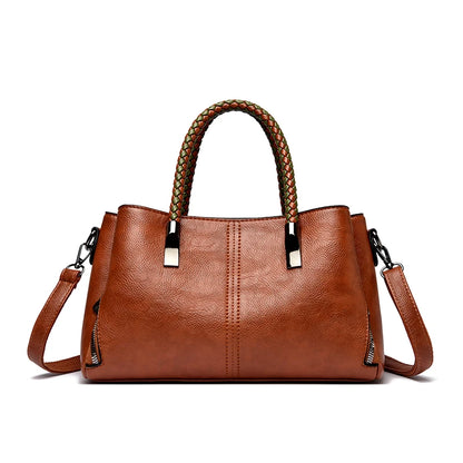 Luxury Designer Handbag for Women – 3-Layer Soft PU Leather Tote & Crossbody Bag