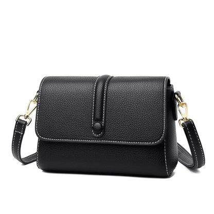 Square commuter large capacity multi-function multi-layer multi-zipper women shoulder crossbody bag