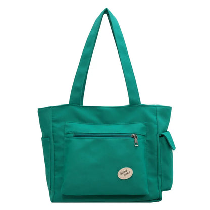 Canvas Tote Bag – Large Capacity Women's Shoulder & Commuter Handbag