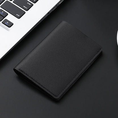Homefish Solid Color Pu Leather Small Wallet Short Simple Women S Purse Buttons Ultra Thin Credit