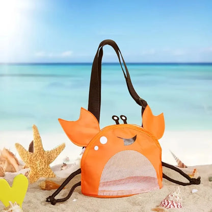 Crab Shaped Crossbody Bag Cute Novelty Beach Shoulder Bag