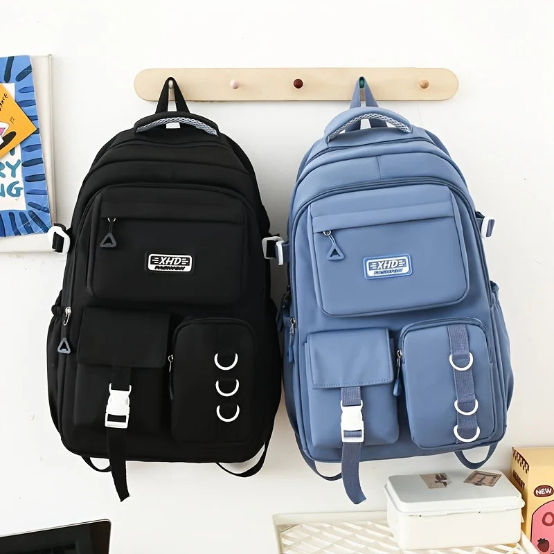 Large School Backpack for Teen Girls Multi-Pocket Bookbag