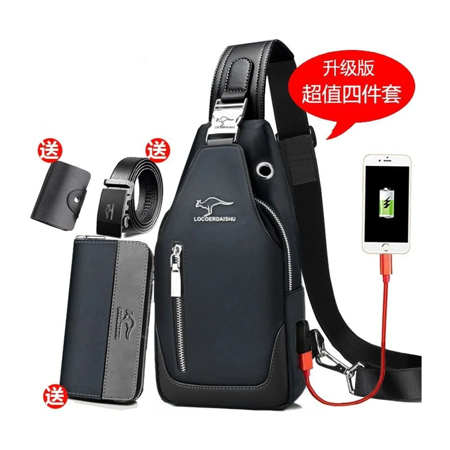 Crossbody Sling Bag – Waterproof Waist Bag for Sports and Travel