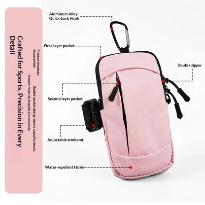 Adjustable Waterproof Running Armband Bag Universal Mobile Phone Holder Sports Arm Pouch Gym Jogging