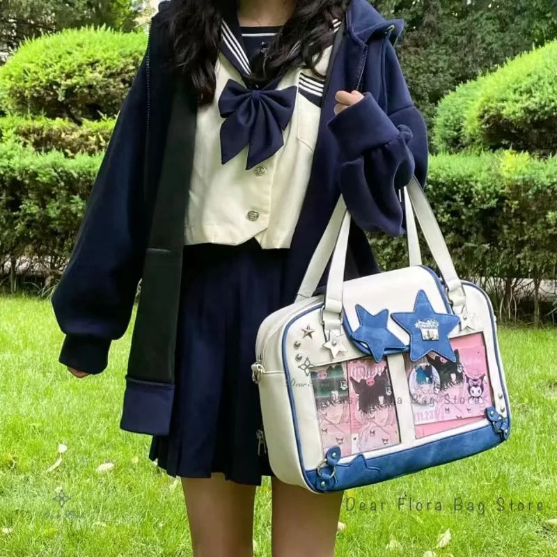 Star Ita Bag – Y2K Lolita Crossbody with Transparent Window