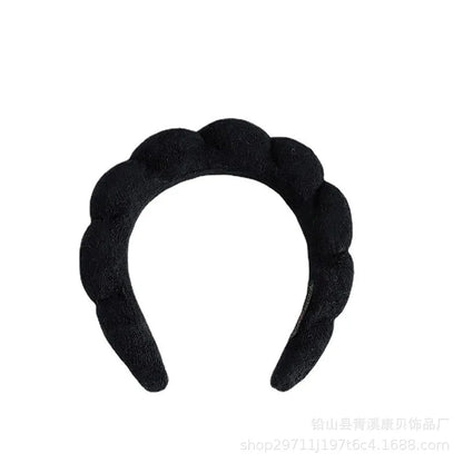 Puffy Spa Headband – Fluffy Terry Cloth Face Wash Hair Hoop
