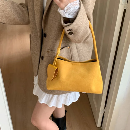 Small Underarm Shoulder Bag for Women – Retro PU Leather Hobo