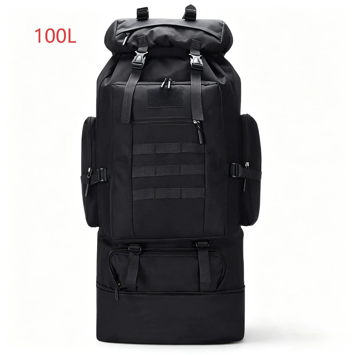 100l Large Mountaineering Backpack Outdoor Climbing Bag Tactical Rucksack Hiking Camping Travel