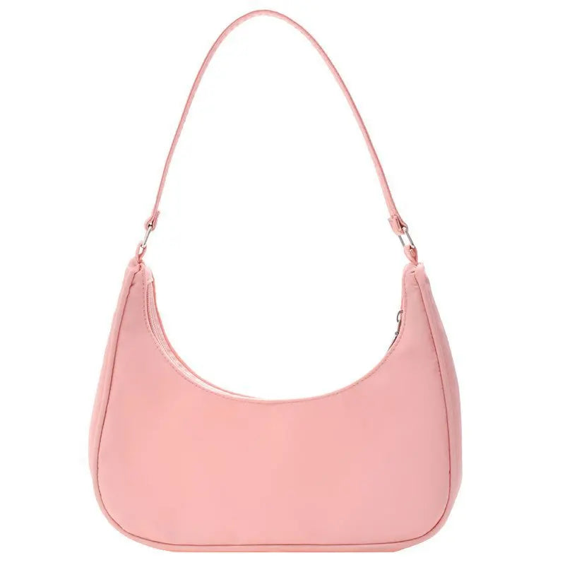 Fashionable Shoulder Underarm Bag Light Small Solid Color Satchel Stylish Women Tote