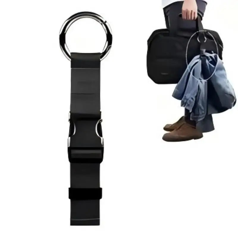 Travel Luggage Fixed Strap Backpack External Portable Release Buckle Add-A-Bag Belt Jacket Holder
