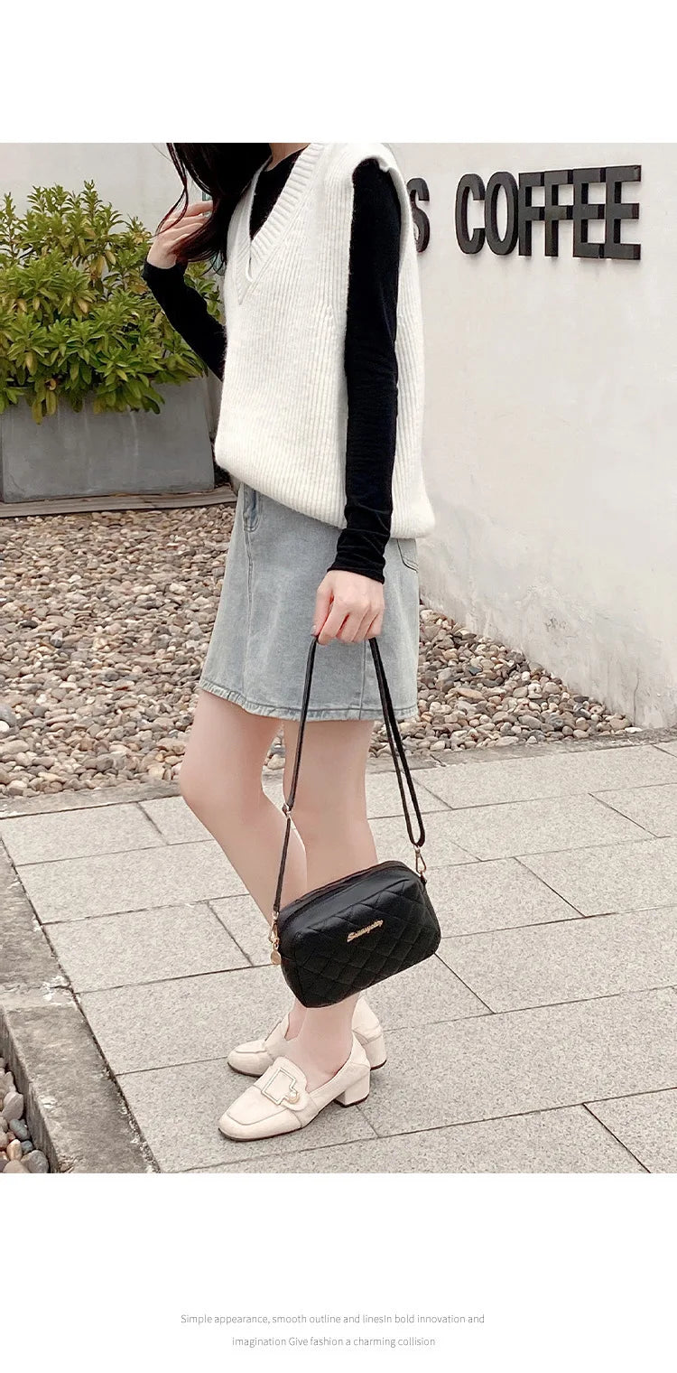 Homefish 1pcs Spring Models Women S Versatile Crossbody Bag Simple Casual Large Capacity Sense