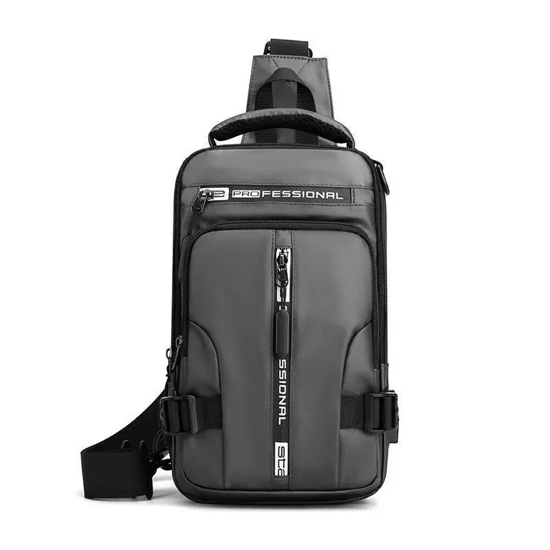 Men Multifunctional Chest Bag Convertible Crossbody Shoulder Backpack