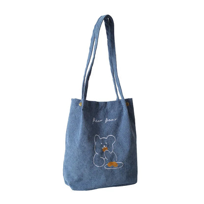 Summer Artistic Velvet Bag Women S Single Shoulder Handbag Student Corduroy