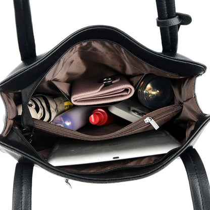 Luxury Leather Handbag for Women – Large Shoulder & Crossbody Tote