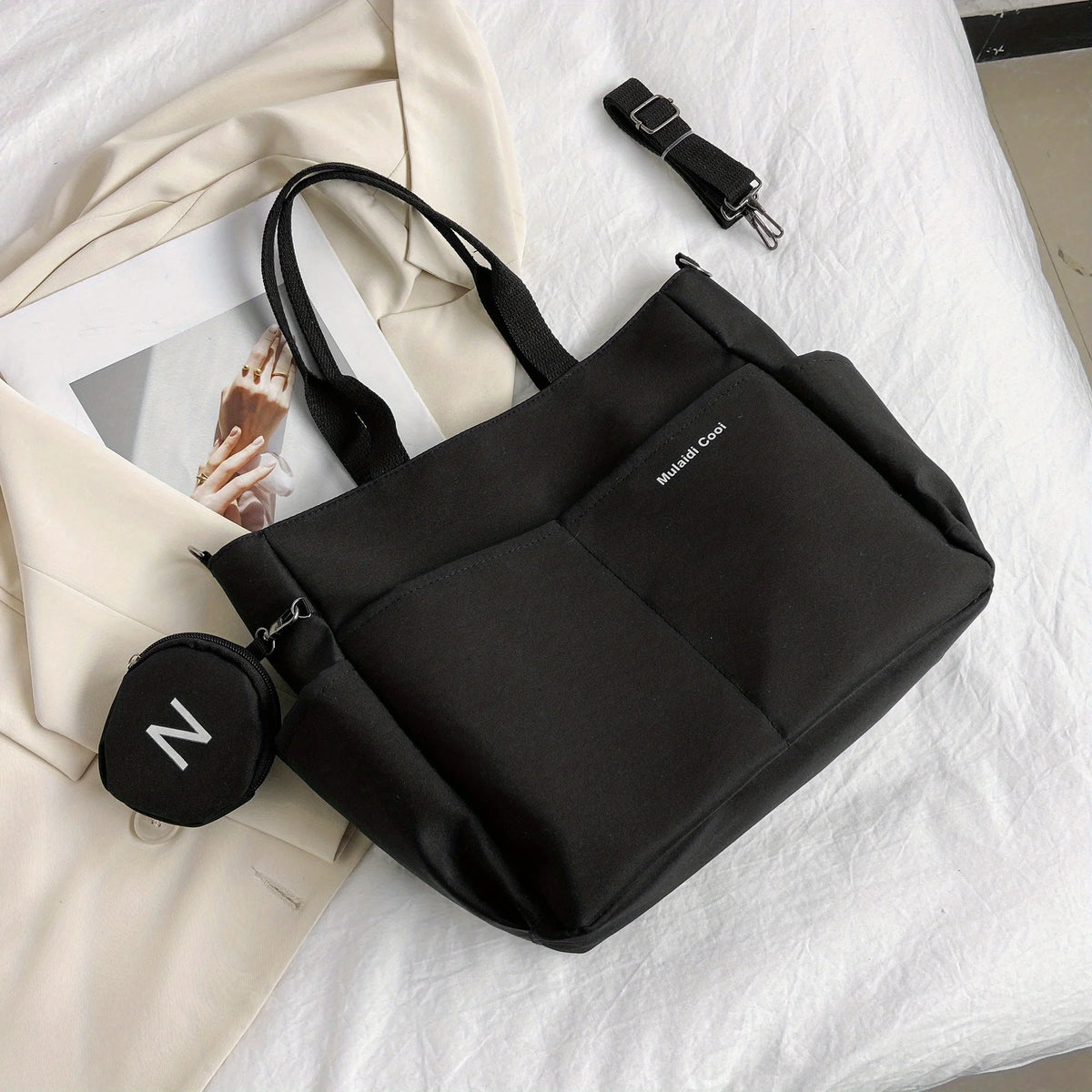 Large Capacity Nylon Tote Bag – Women's Crossbody Shoulder Bag
