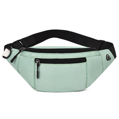 Fashionable Waist Bag Simple Multifunctional Shoulder Crossbody Go Out Oxford Cloth Change Mobile