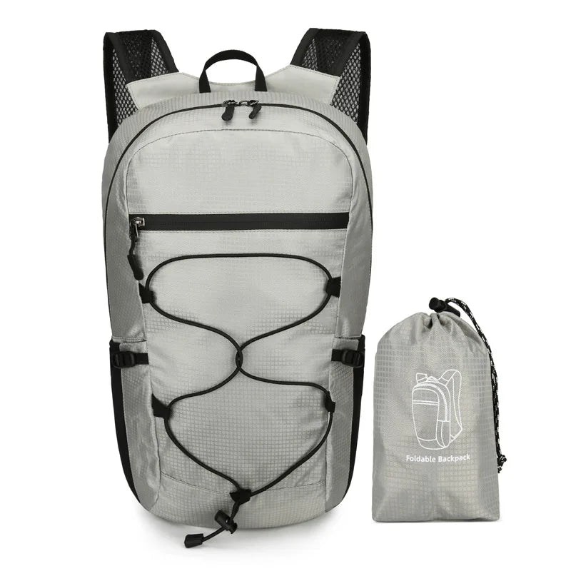 Outdoor Folding Waterproof Hiking Backpack Large Capacity Travel Men Women - Waterproof
