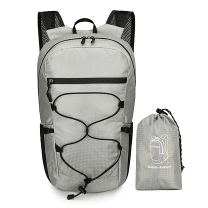 Outdoor Folding Waterproof Hiking Backpack Large Capacity Travel Men Women - Waterproof