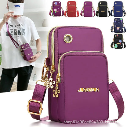 Mobile Phone Bag Women S Crossbody Mini Bag Mom Mommy Coin Bag Neck Hanging Running Cover