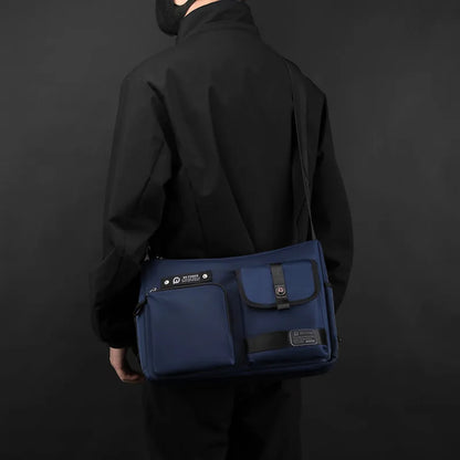 Men S One Shoulder Cross Body Casual Trend Outdoor Backpack Large Capacity Bag